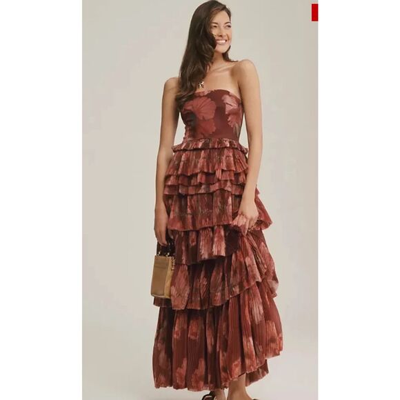 Hutch Nalina Tiered Strapless Women’s Dress 12 DAMAGED - Picture 4 of 12